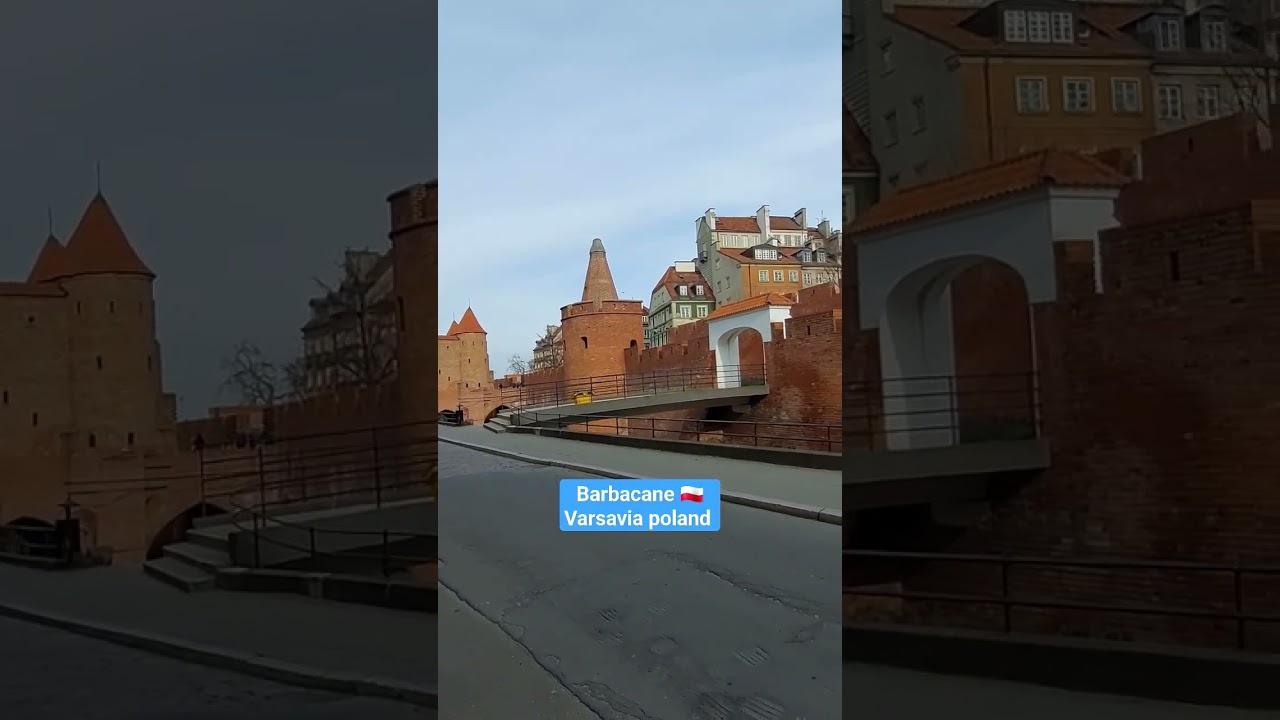 Barbacane Varsavia poland 🇵🇱กำแพงเมืองเก่าโปแลนด์​เมือง​ วอซอร์​