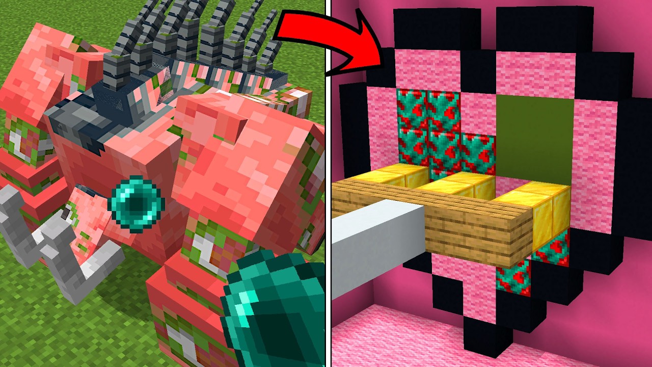 what inside different boss mobs in minecraft