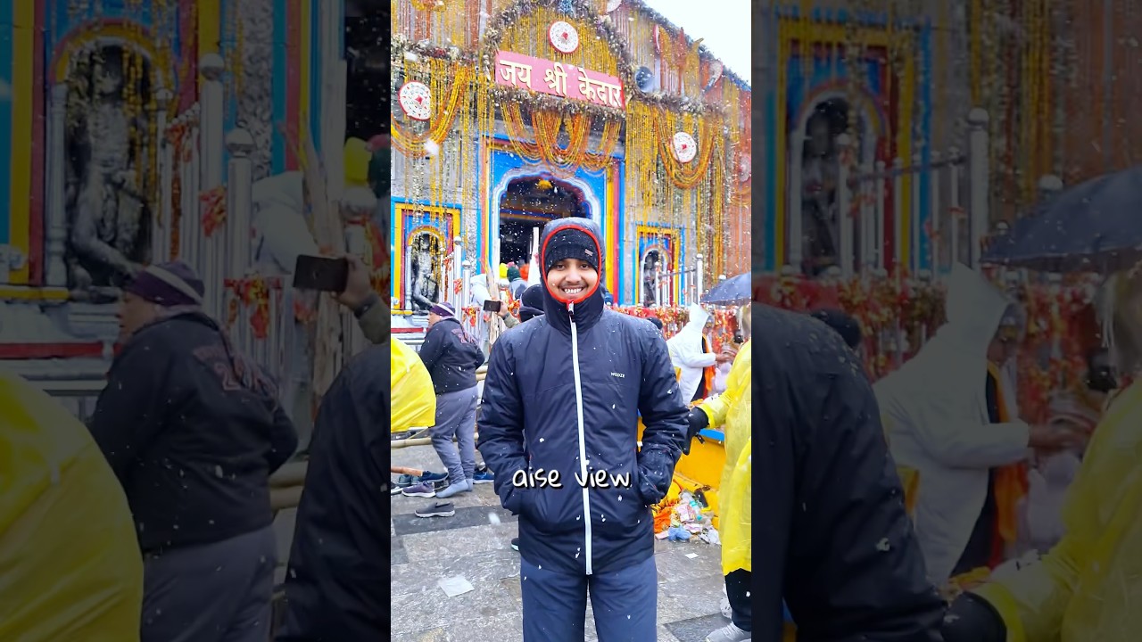 Kedarnath Snowfall 2025 