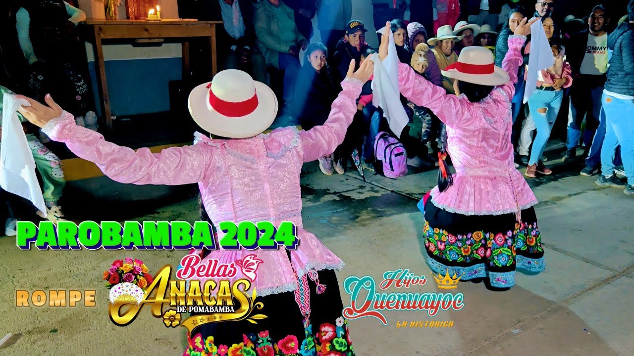 PAROBAMBA FIESTA PATRONAL 2024/ ROMPE CON LAS BELLAS ANACAS Y BANDA HIJOS DE QUENUAYOC