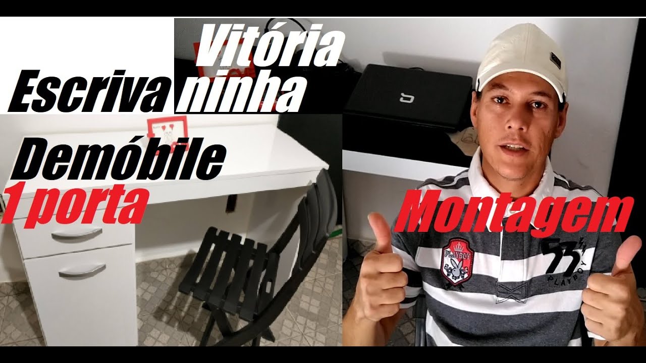 [Escrivaninha Vitória Demóbile] Como Montar? RÁPIDO e sem Erros!