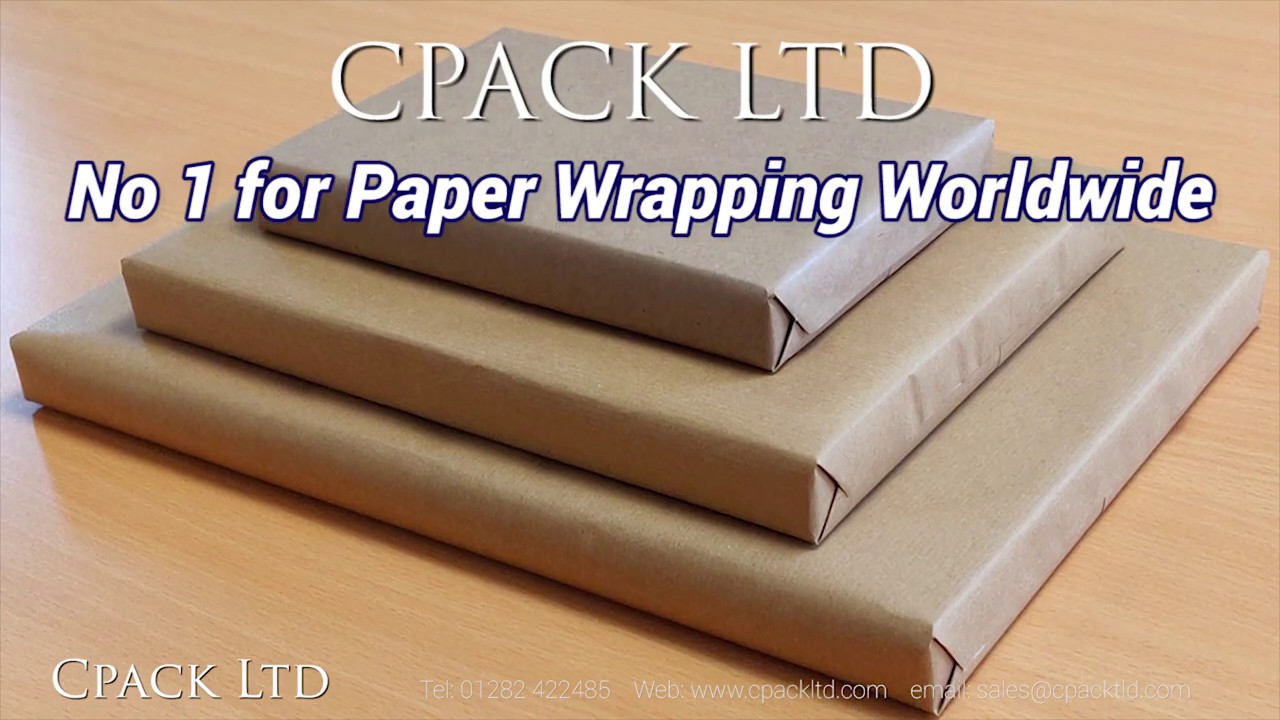 Giftwrap 3000 Kraft Paper Wrapping System | Cpack Ltd.