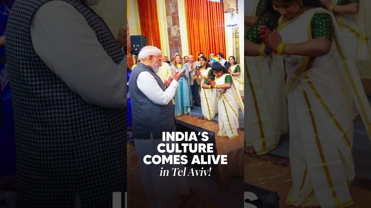 India&rsquo;s Cultural Spirit Shines in Tel Aviv | PM Narendra Modi Meets Indian Diaspora in Israel