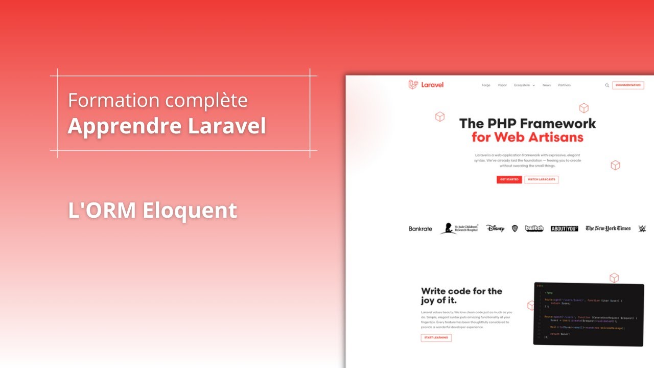Apprendre Laravel - L'ORM Eloquent