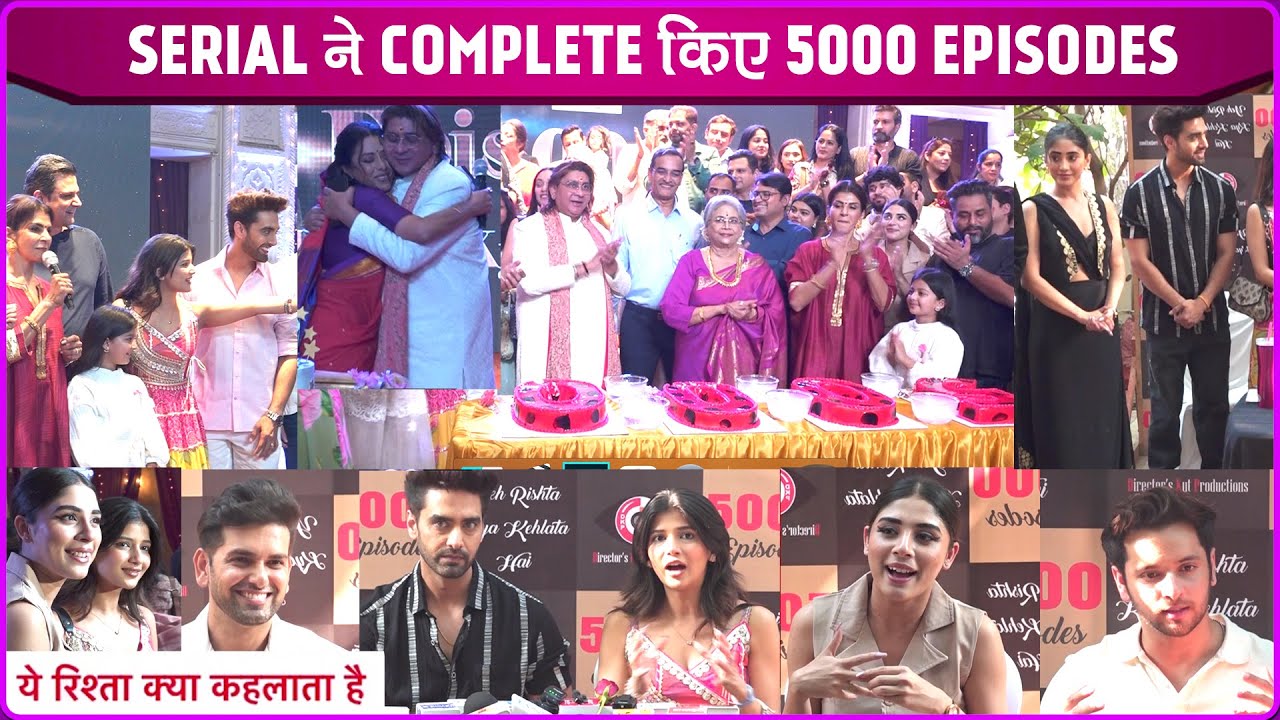 Yeh Rishta Kya Kehlata Hai 5000 Ep Celebration: Samriddhi, Rohit, Cut The Cake With Cast & Rupali