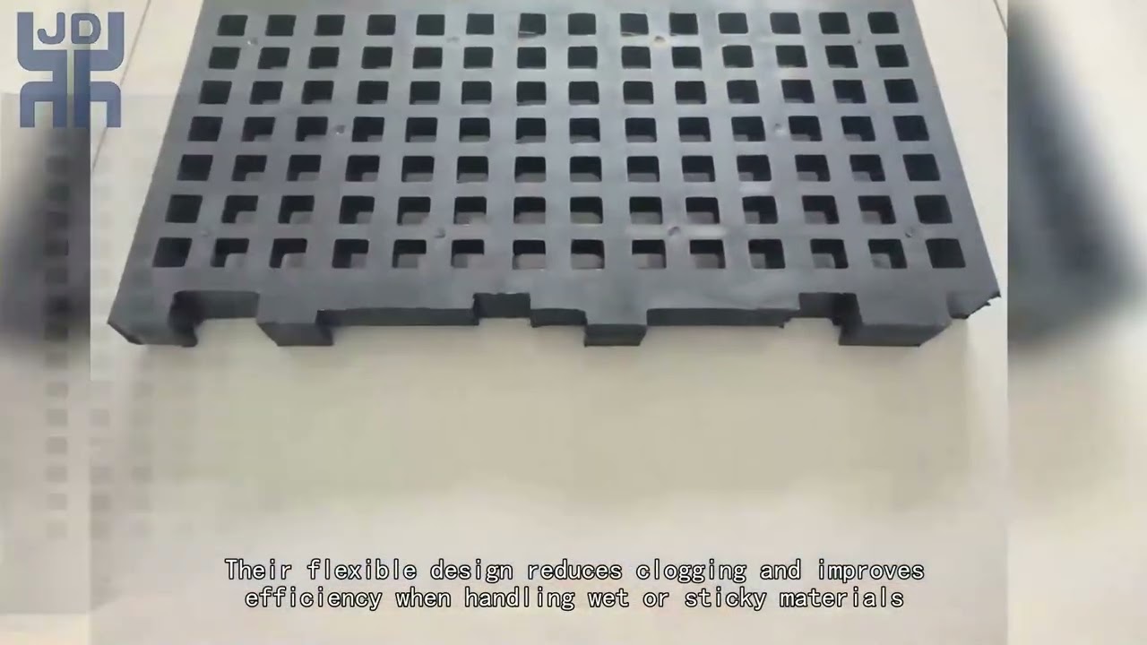 Heavy-Duty Rubber Screen Mesh Panels