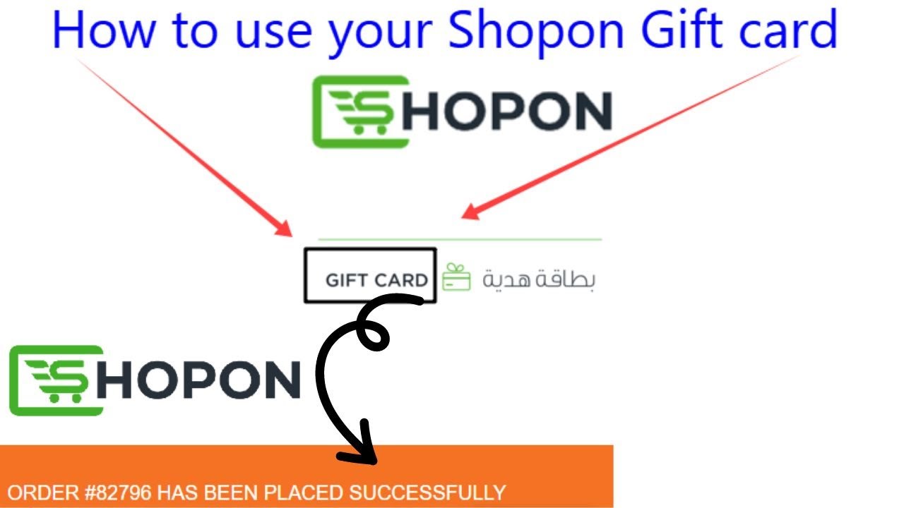 Quick Guide:Redeeming Your Shopon Gift Card how to use your shopon gift card