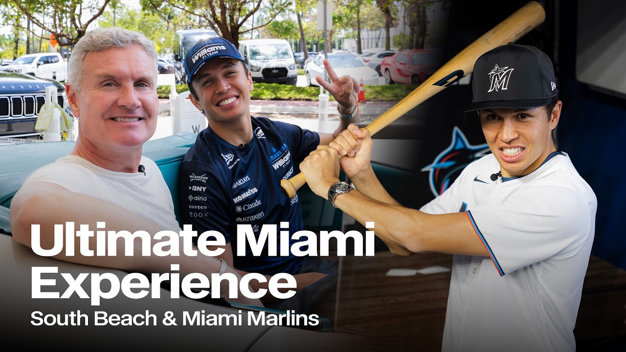 Alex Albon & David Coulthard Explore Miami's Hidden Gems!