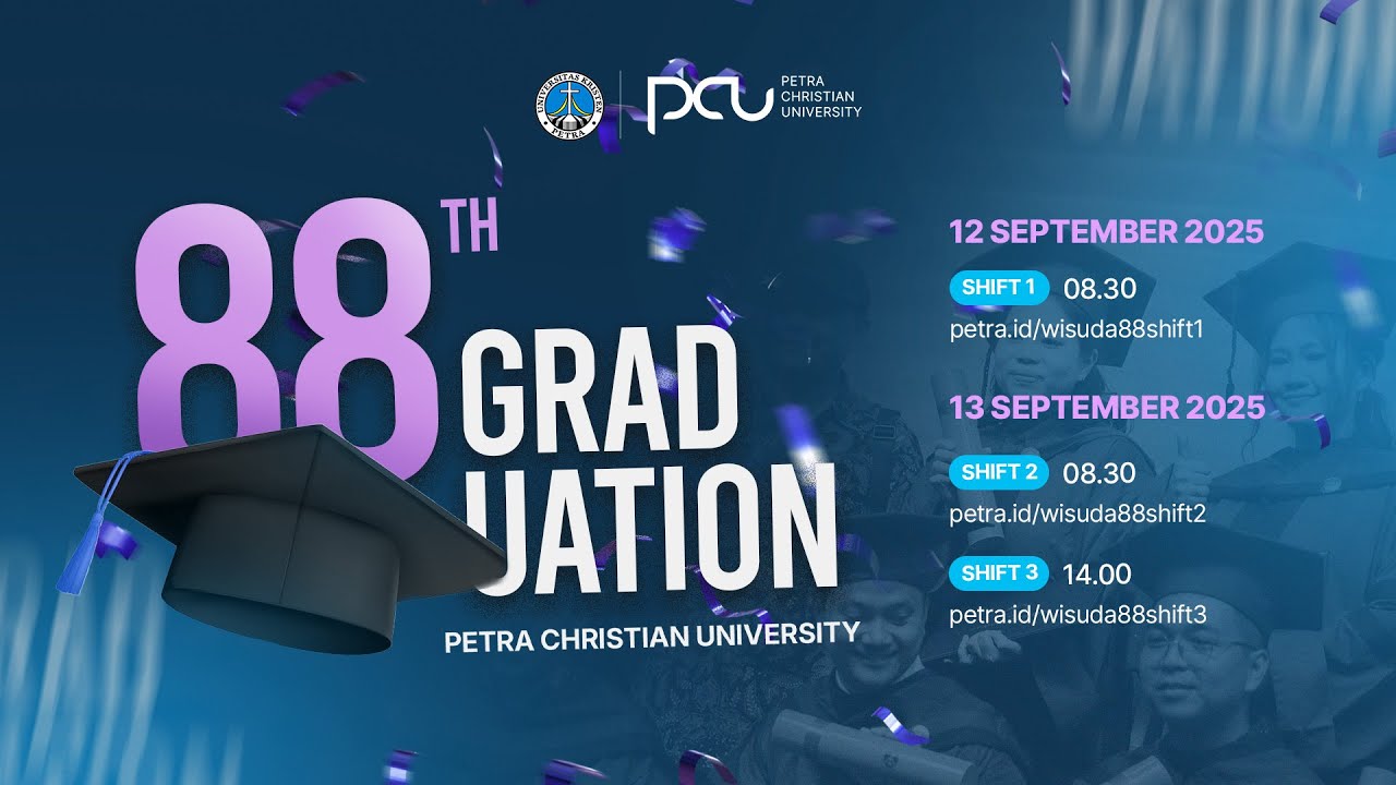 Wisuda Petra Christian University ke-88 Shift 1