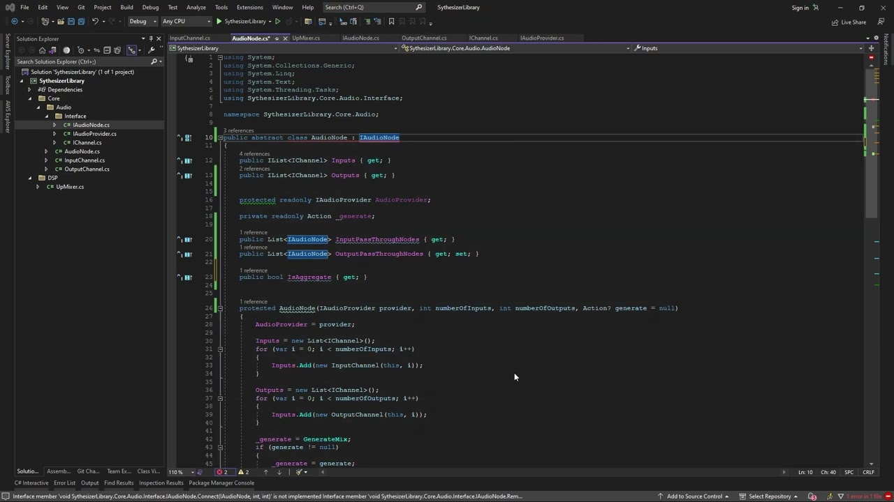 Audio Synthesizer Engine With C# and NAudio - Part 2