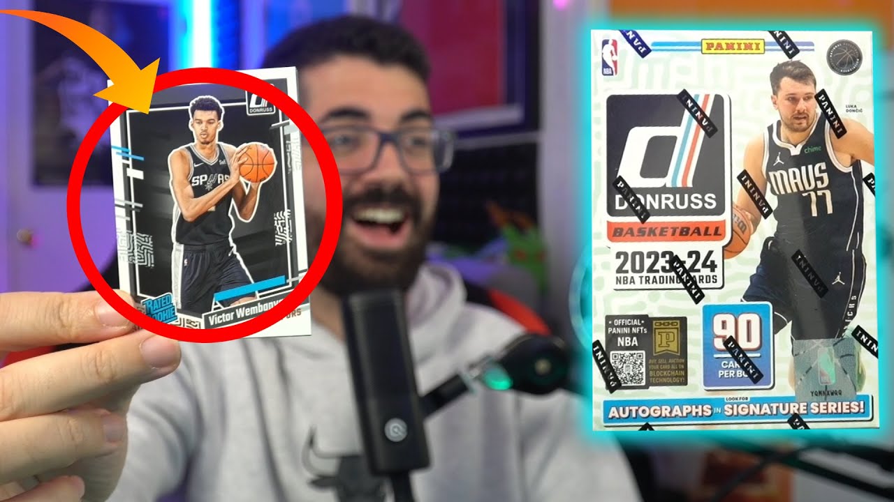 ¿Me SALE WEMBANYAMA? NBA BOX BREAK de Panini DONRUSS Basketball 2023-24 (Blaster Box) - AIRCRISS