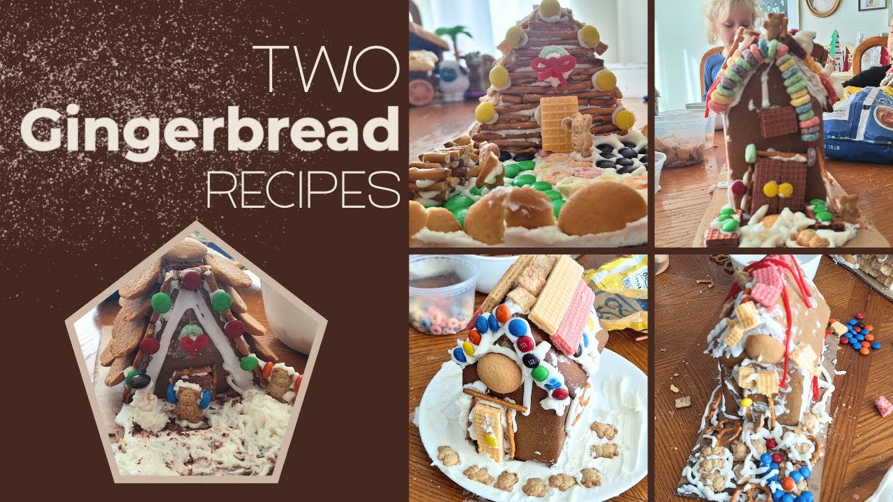 Рецепт пряничного домика с нуля (тесто, глазурь + шаблоны!) | Наша домашняя рождественская традиция