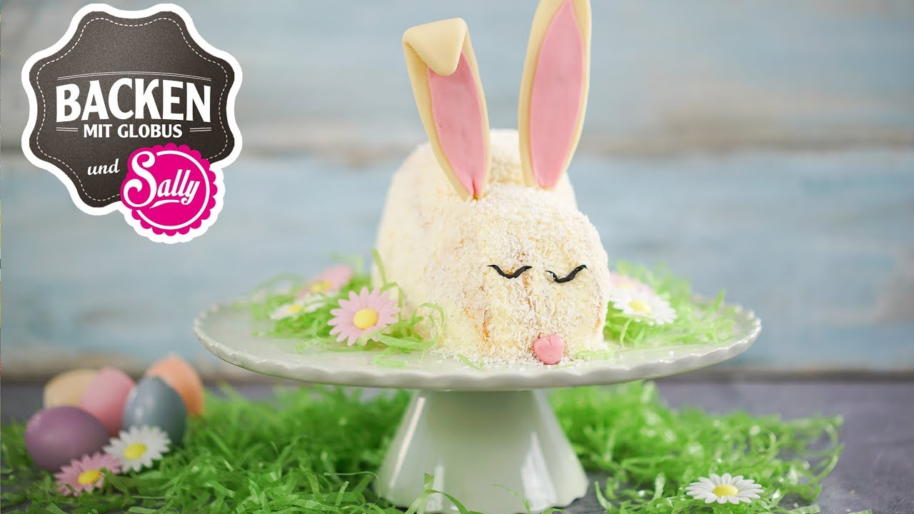 Osterhasen-Torte selbst backen 3D-Optik | Backen mit Globus & Sallys Welt #51