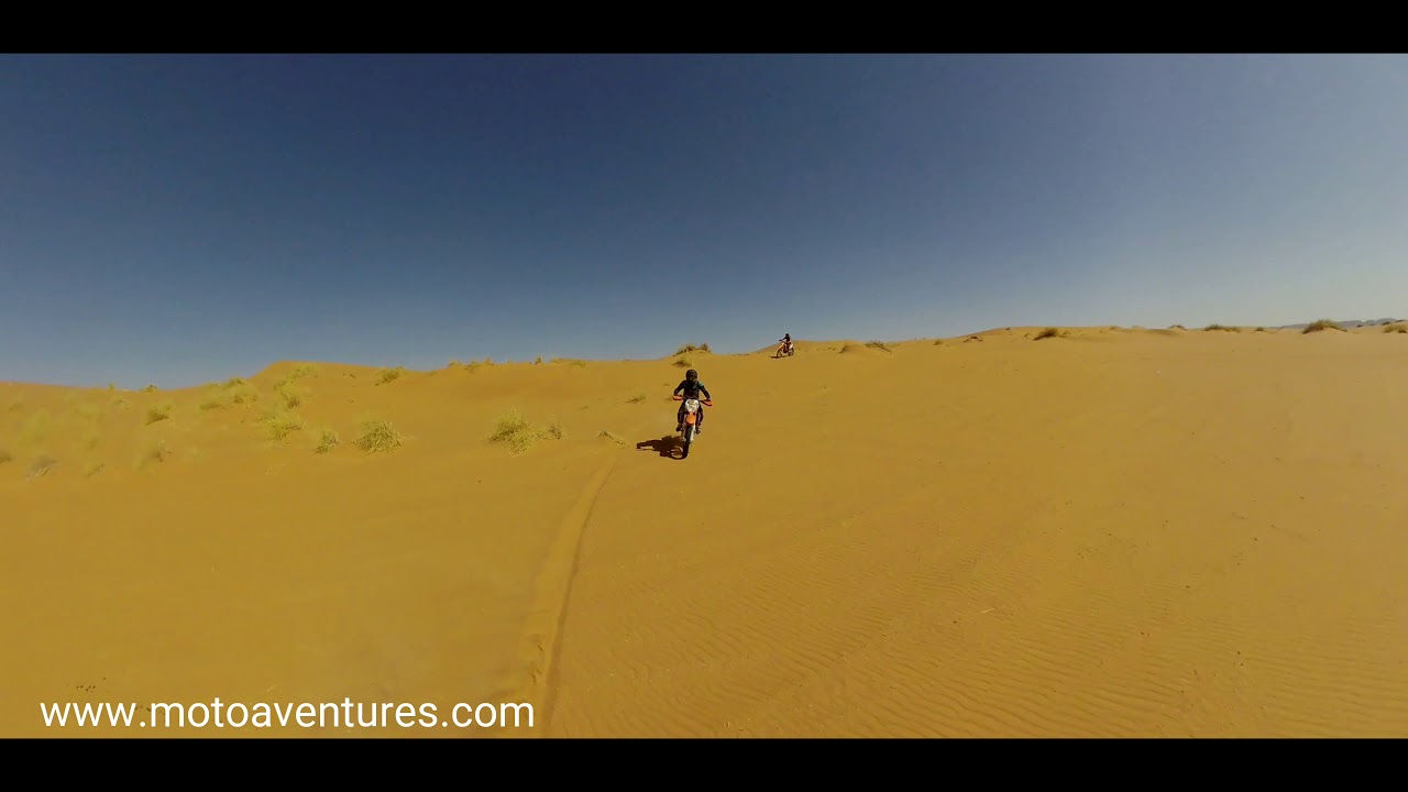 MotoAventures & Sideburn Magazine off-road tour: Ouzina Dunes 3