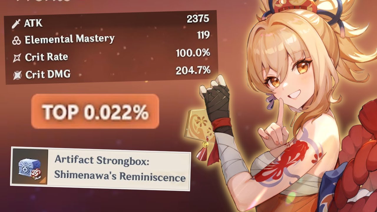 How I became one of the TOP YOIMIYA MAINS in the world | Genshin Impact