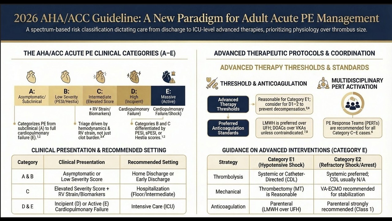 S01E21 Acute Pulmonary Embolism: 2026 AHA/ACC Multisociety Guideline