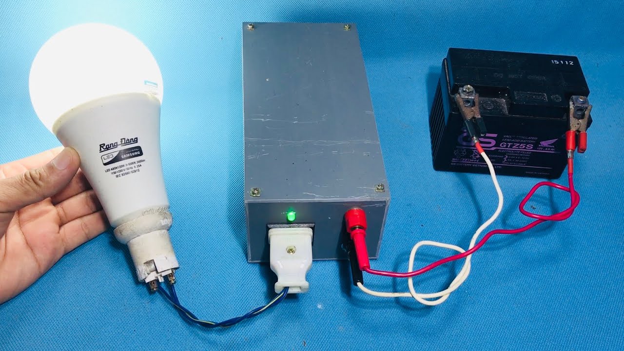 How to make a 12v to 220v inverter from an ATX power transformer