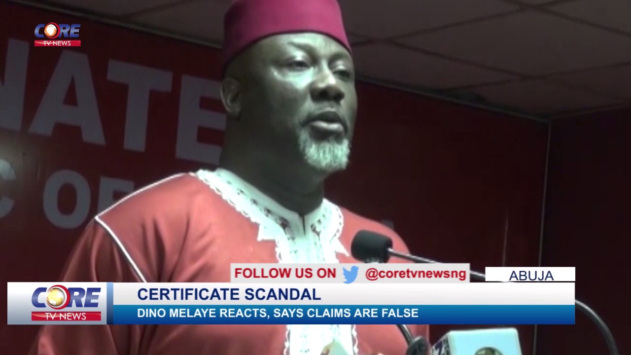 MELAYE ON CERTIFICATE SCANDAL...watch & share...!