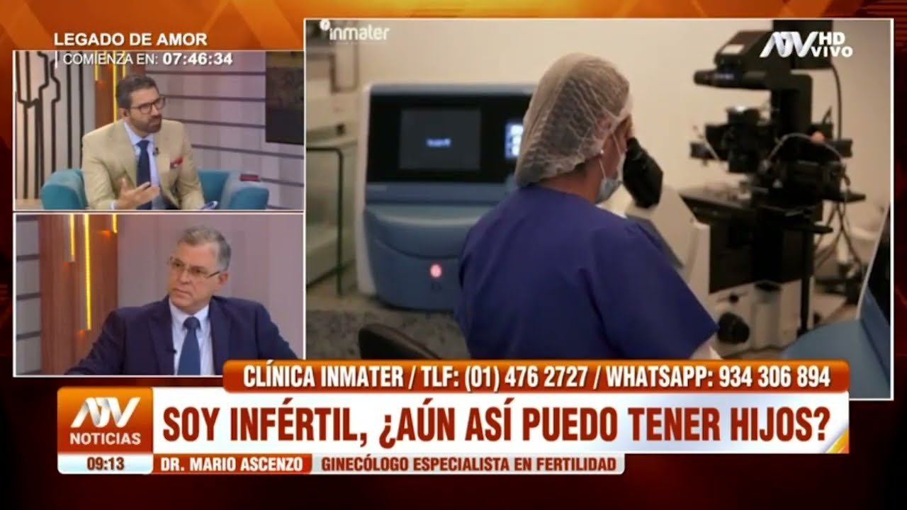 Tecnología de última generación para tratamientos de fertilidad I Dr. Mario Ascenzo en ATV Noticias