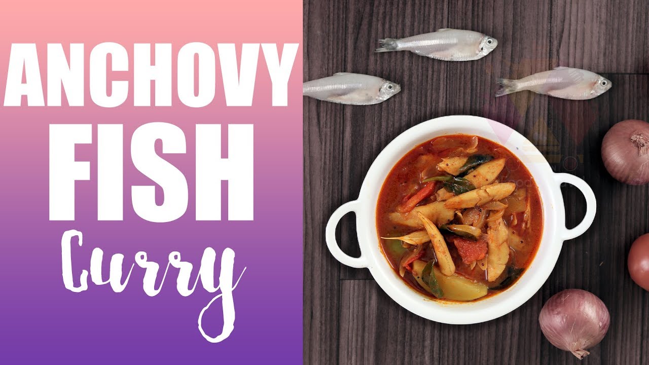 How To Make Anchovy Fish Curry | Nethili Fish Curry Recipe | Aadhan Food