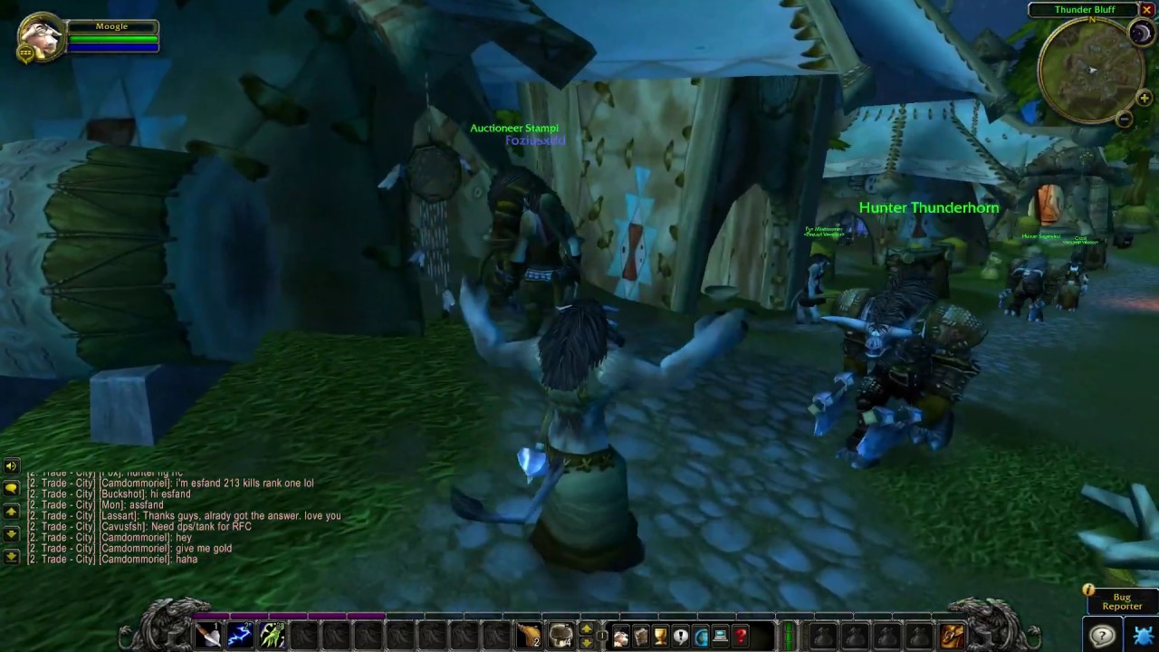 Thunder Bluff Auction House location - WoW Classic
