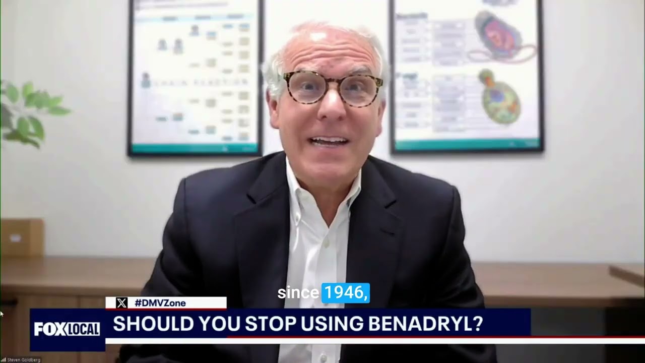 FOX5 DMVZone | HealthTrackRx CMO Dr. Steve Goldberg Breaks Down the Latest Research Around Benadryl