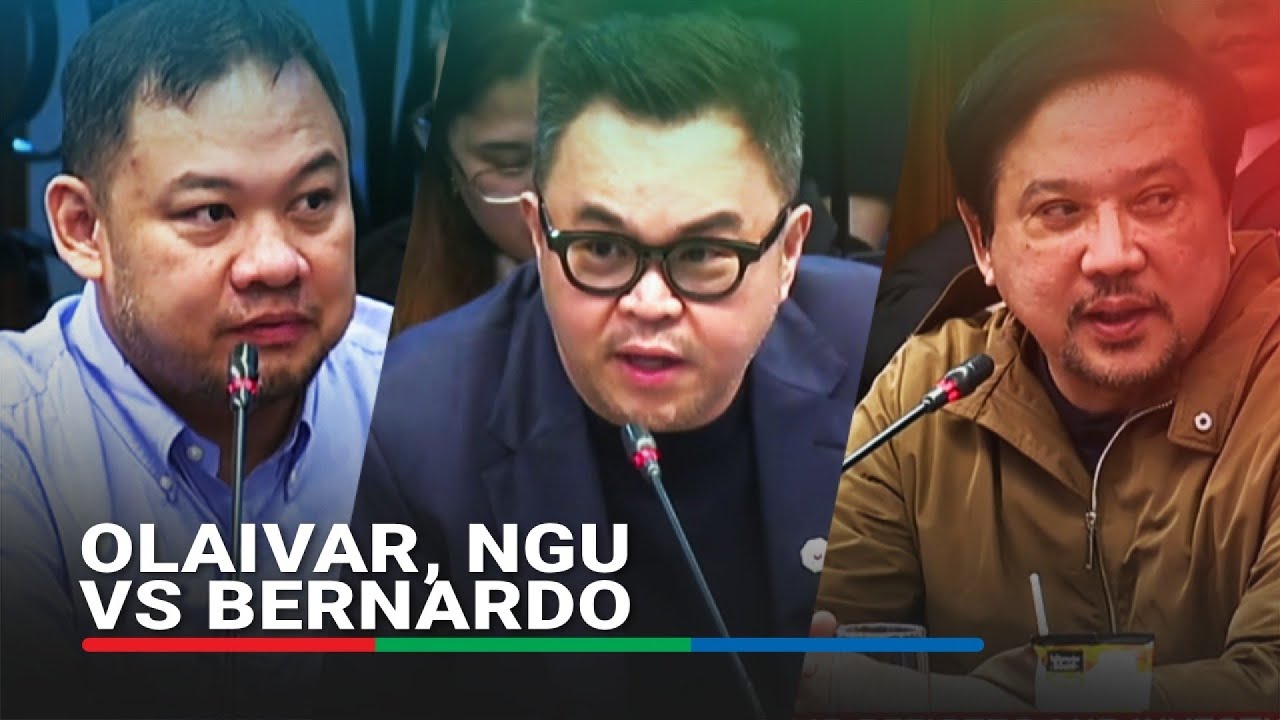 Face to face: Olaivar, Ngu itinanggi ang paratang ni Bernardo tungkol sa umano'y kickback