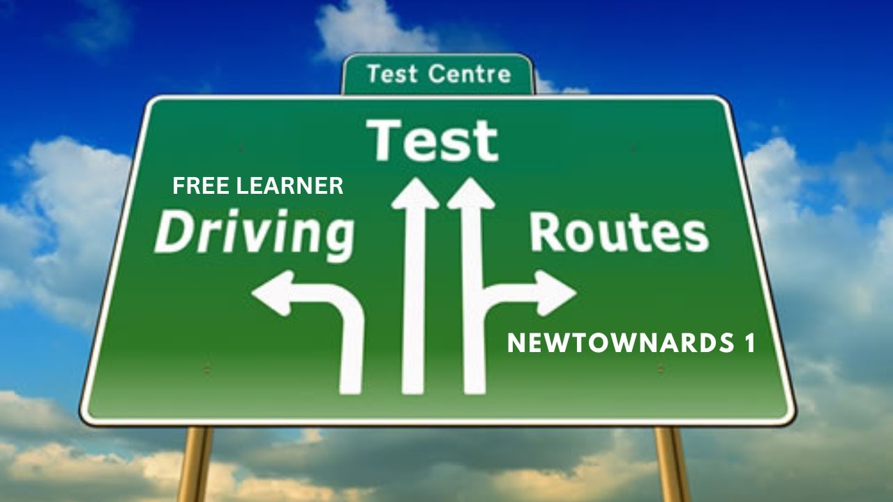 Free driving test route video!  Newtownards test route 1.