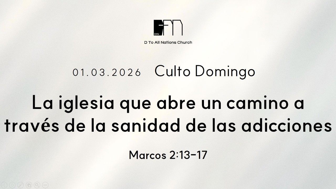 01.03.2026-[Culto Domingo] La iglesia que abre un camino a través de la sanidad de las adicciones