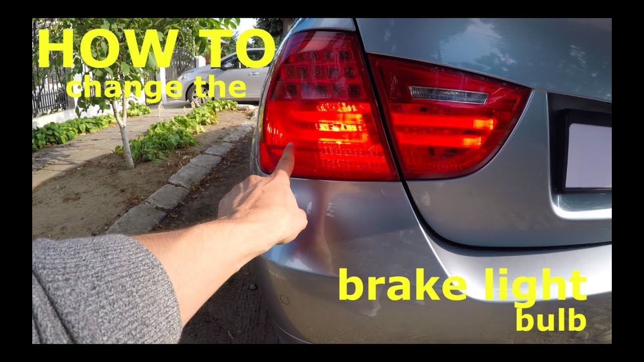 How to change the brake light bulb bmw e90 lci