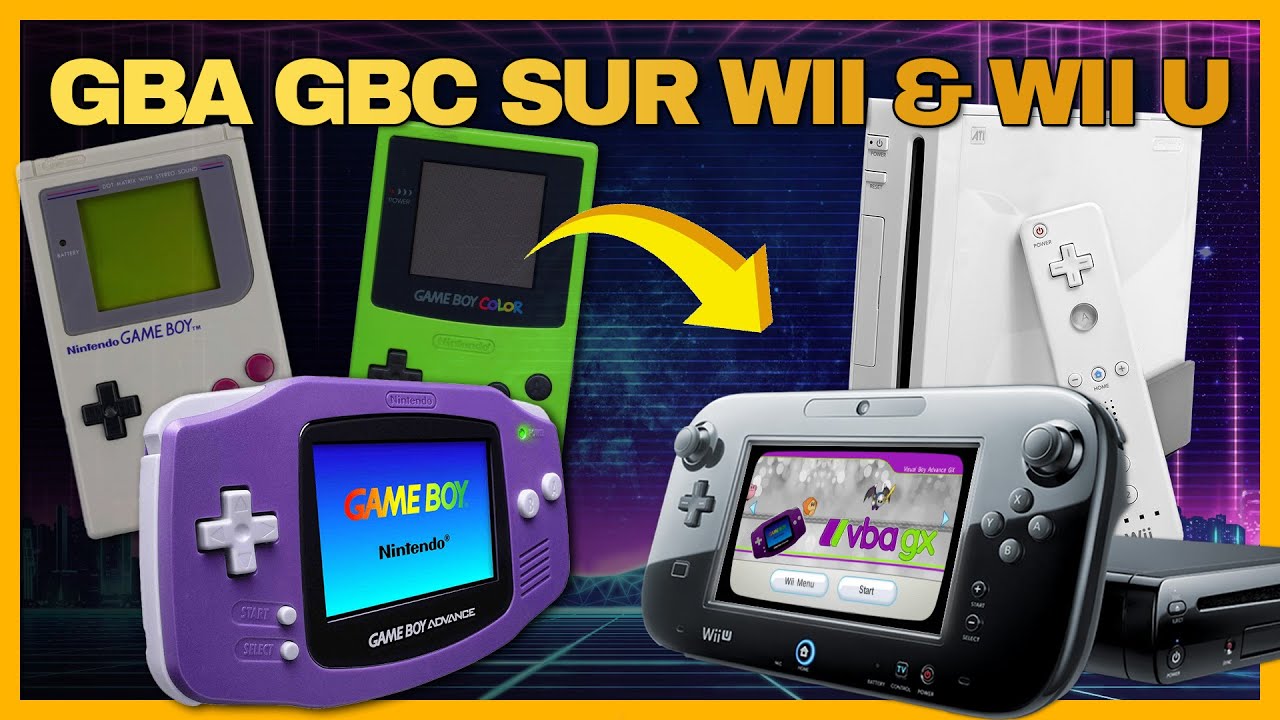Comment Jouer à la Gameboy GB Color GB Advance sur Wii Wii U ? Tuto GB GBC GBA