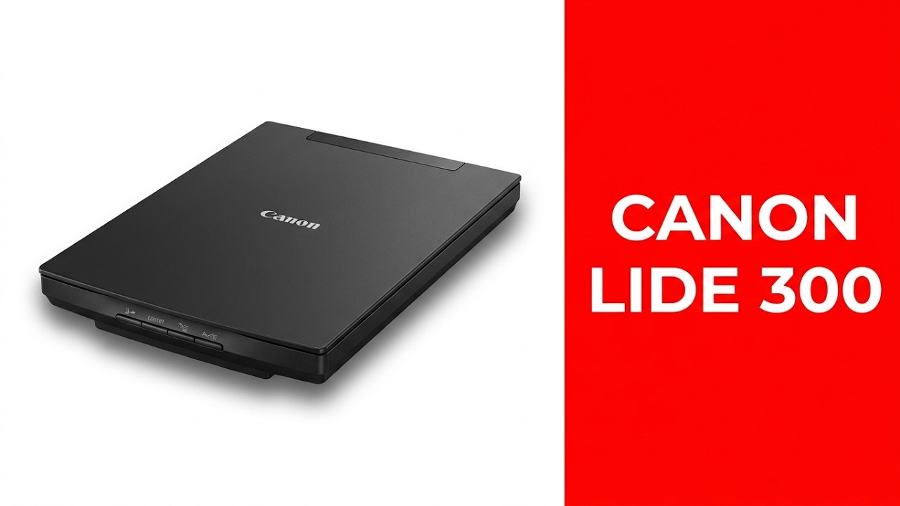 Scanner Canon Lide 300 A4 Unboxing
