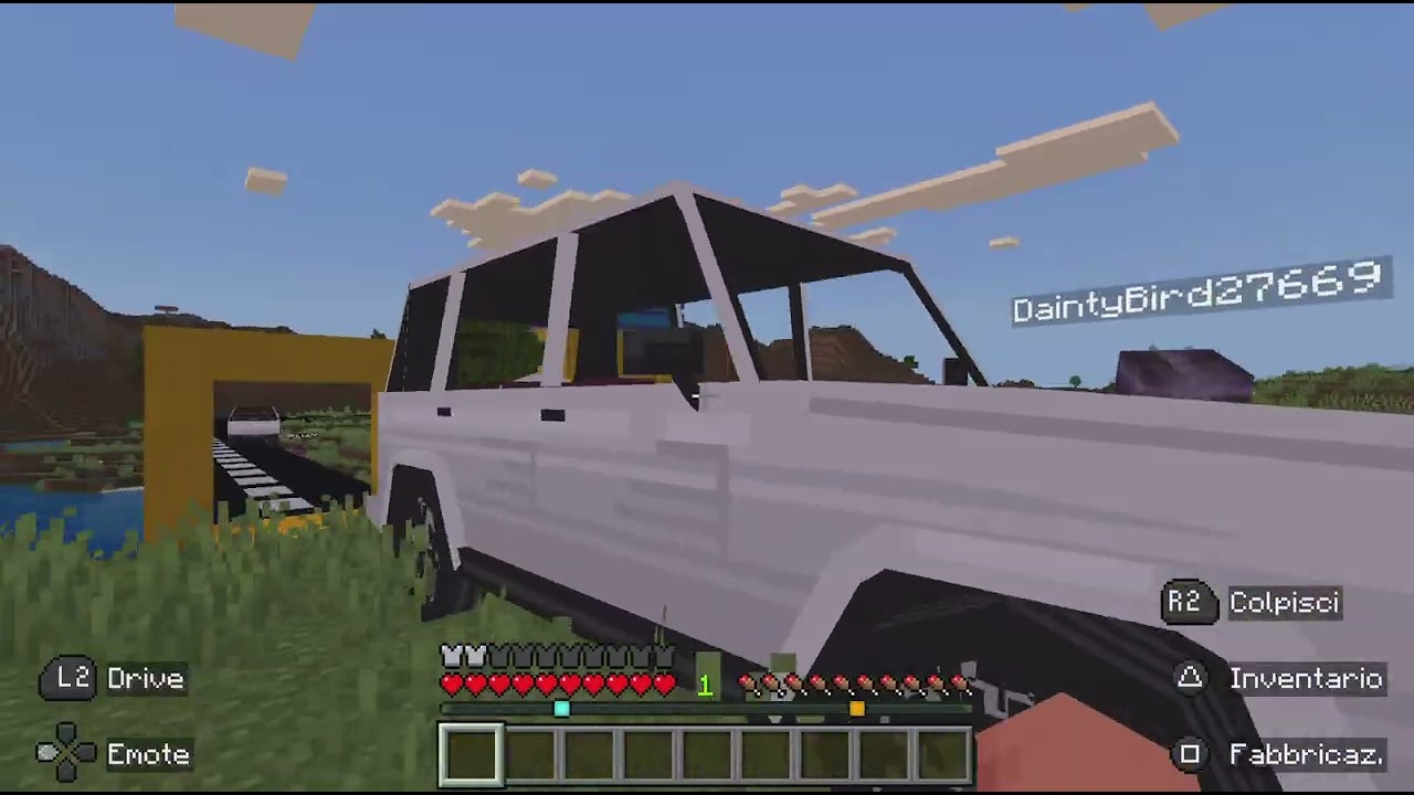 Gara di auto contro giordi e andre su minecraft