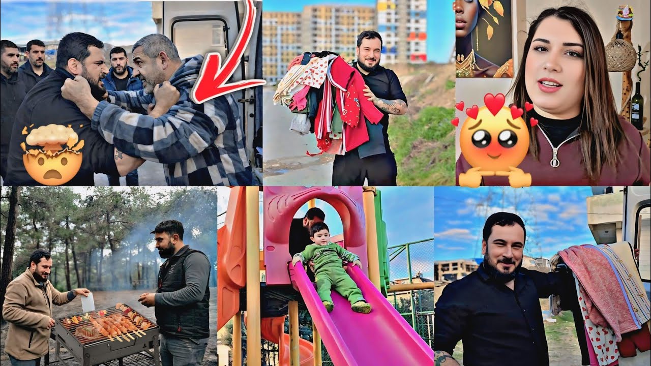 اجى بائع متجول لبس 🛍️لعنا اشترينا لبس // محدين وزلمة اتخانقو😱😱 // رحنا مع رفيق محدين على سيران🌹