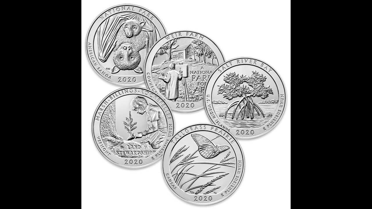 America the Beautiful  National Parks Quarters 2010-2021 - Business Strikes - Cornerstone Album