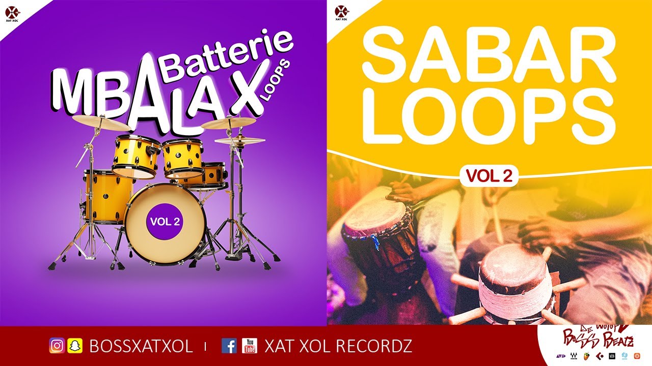 Packs SABAR & BATTERIE Mbalax Vol. 2 (+500 Loops)