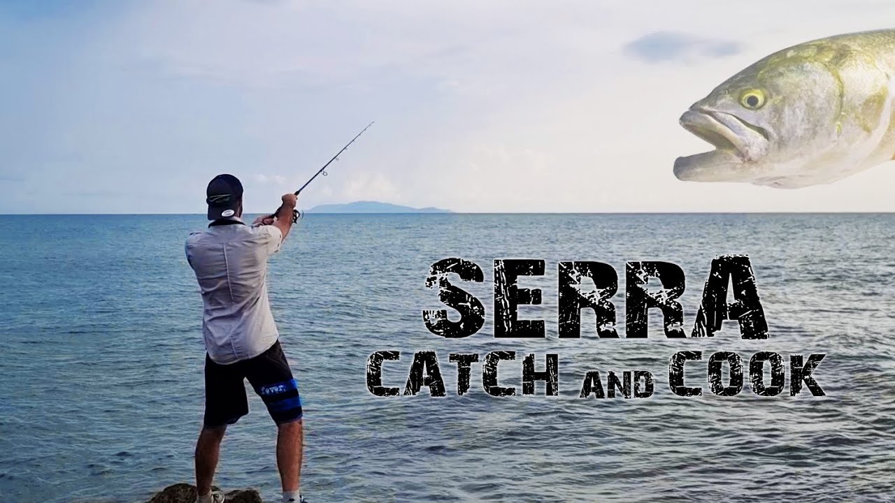 SPINNING in foce in cerca del PESCE SERRA - Catch and Cook