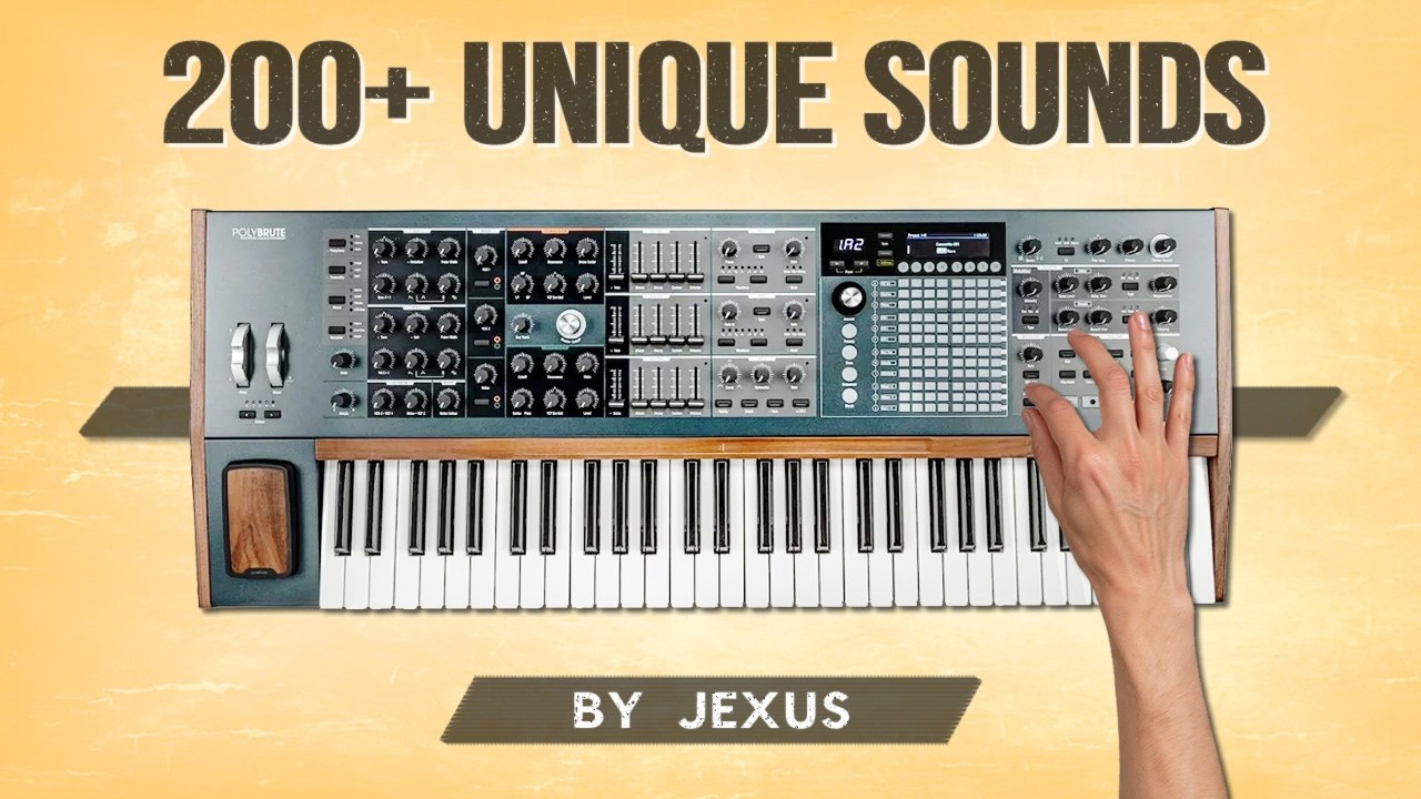 ► Alive & Warm sounds ► 200 custom patches / presets soundset (NO TALKING DEMO) Arturia Polybrute