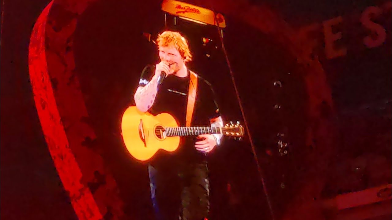 Ed Sheeran THINKING OUT LOUD Live 06-10-2023 G.A. Floor MetLife Stadium NJ 4K