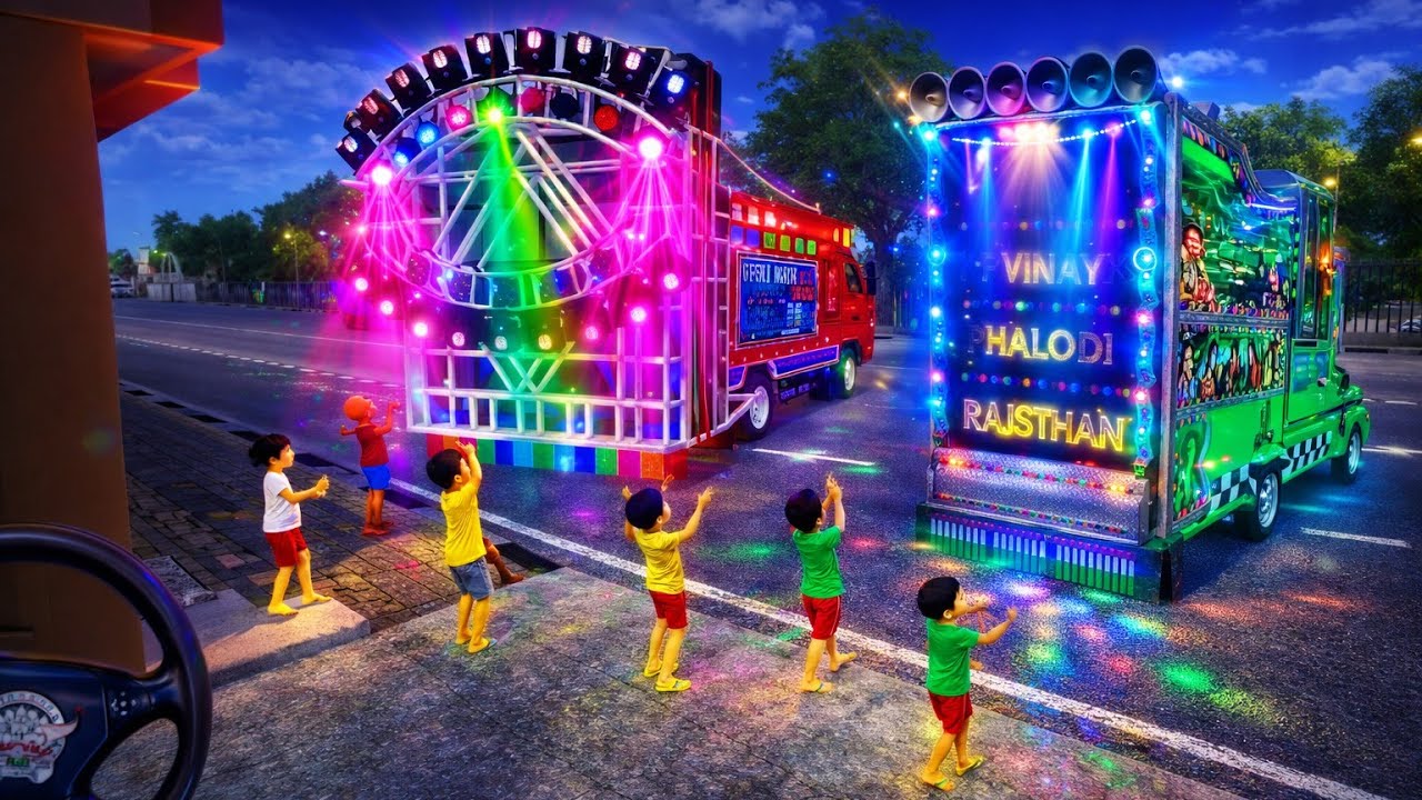 Rajasthani DJ - छोटे-छोटे बच्चों की डीजे पार्टी ! DJ party ! Dj dance ! Bus Simulator Indonesia game