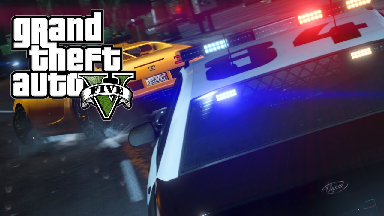 GTA 5 - Wanted Level System, Emergency Services & Smarter Police (GTA V)