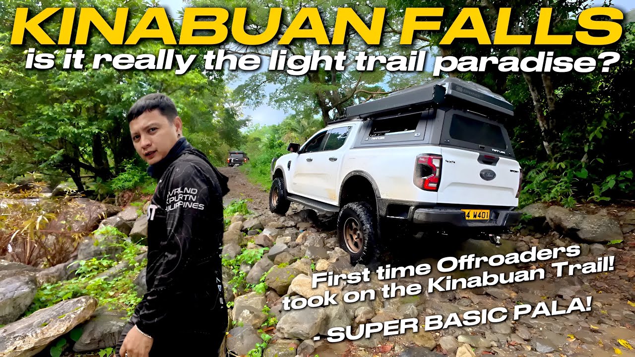 Scenic trail at Kinabuan Falls - Jec Episodes Next Gen Ranger Jeep Rubicon Delica Jimny FJ Cruiser