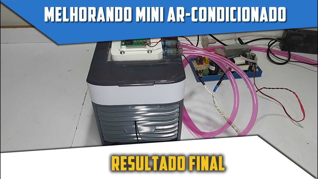 Melhorando o Mine AR-CONDICIONADO Portátil - RESULTADO FINAL