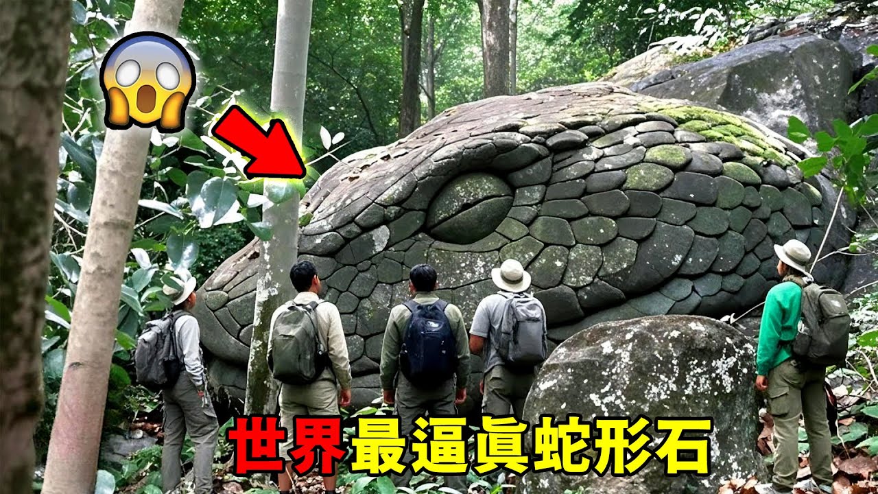 全世界最驚人的十大蛇形石！第10名已經逼真到像要復活，第一名14億年歷史被重點封存，連當地人都不敢靠近！
