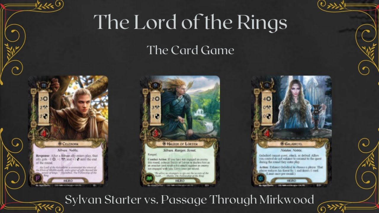 Trying Dragn Cards for the first time! (The Lord of the Rings LCG)