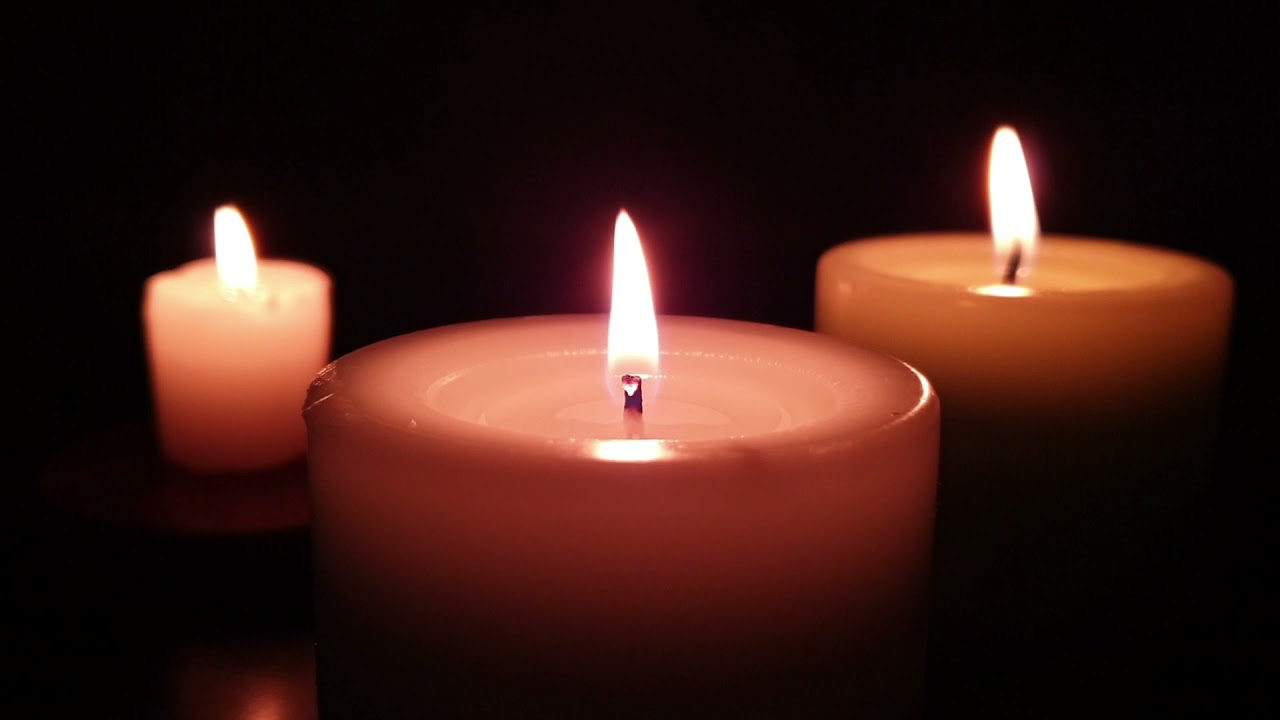 Peaceful Candle Lights | 1 Hour Silent (No Music) for Relaxation, Meditation, Ambience