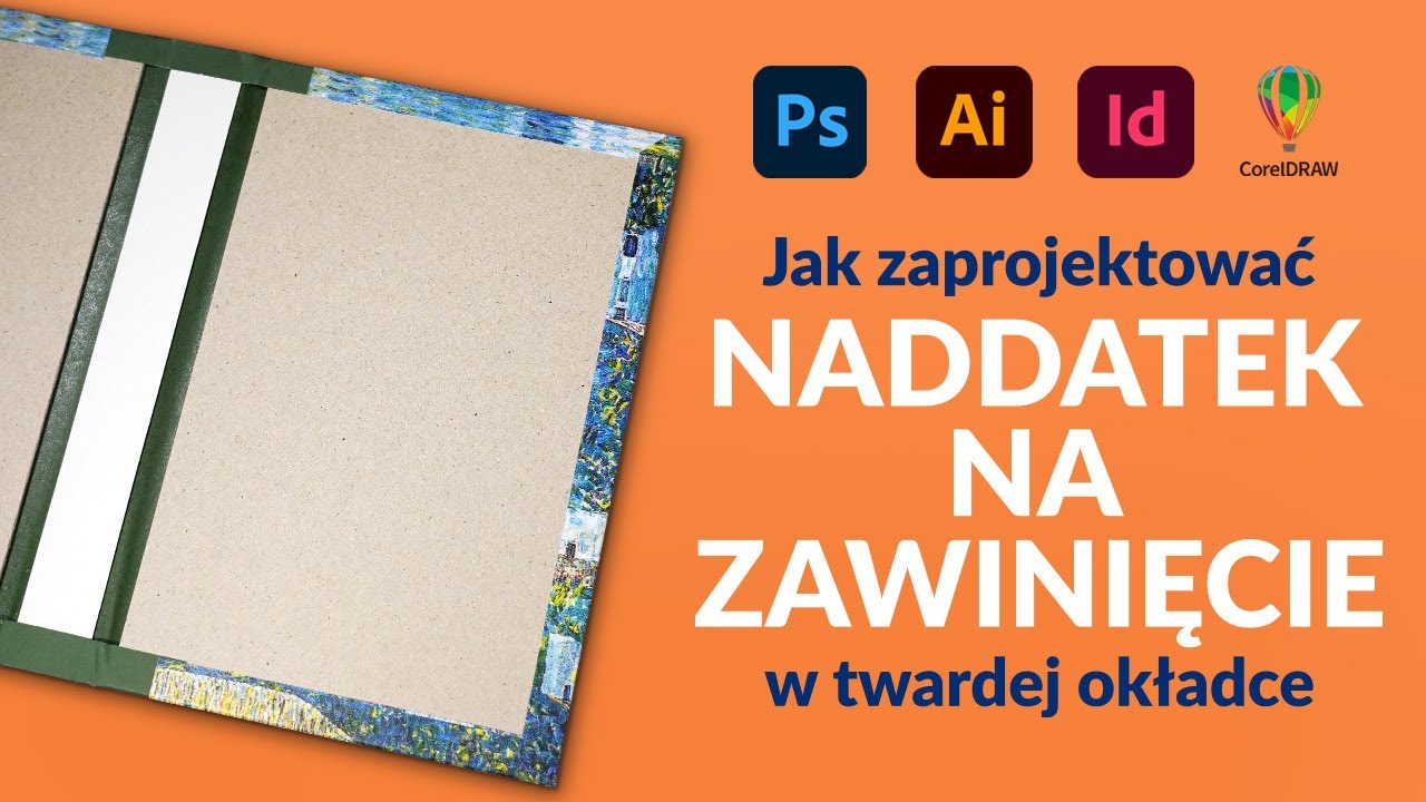 2. Jak poprawnie zaprojektować naddatek na zawinięcie w okładce do oprawy twardej