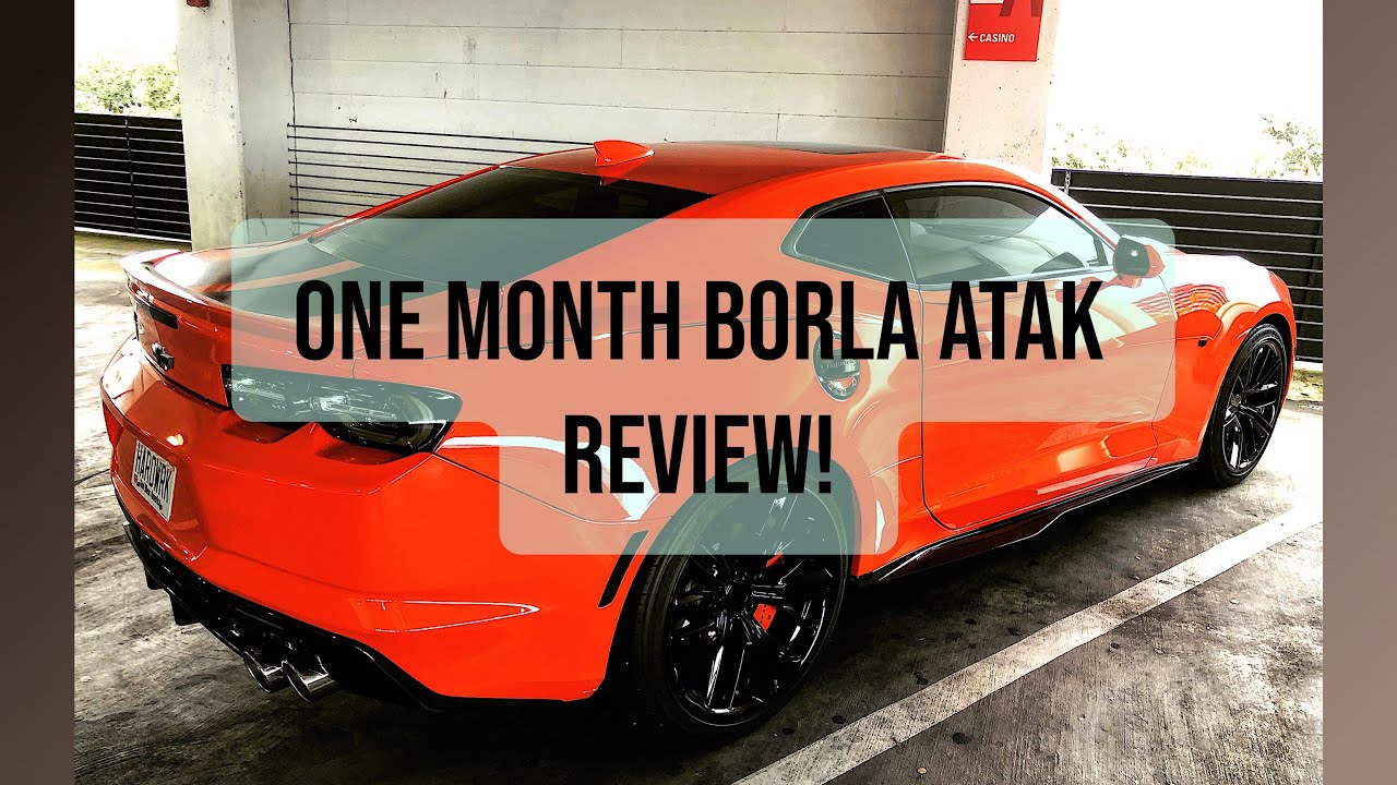Borla Atak Axle Back Exhaust 1 Month Review! | Camaro V6 Sound