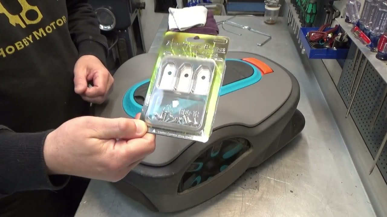 Gardena robotklipper - skift af knive