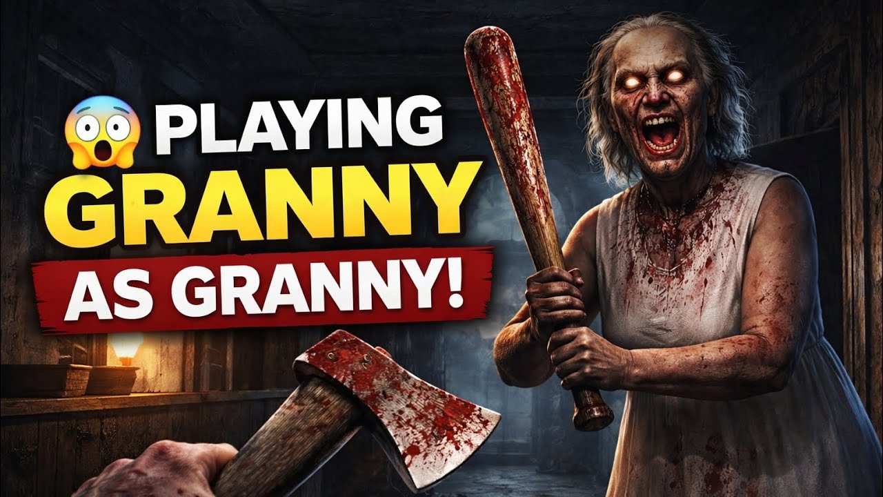 Granny Traps the Player 😈 | Beating Him Inside the House | Horror Gameplay